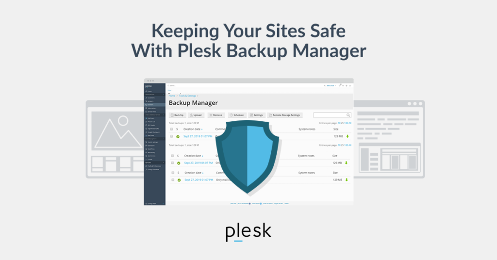 You are always safe when you have an up-to-date Plesk backup.