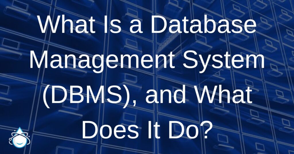 What is a DBMS and what does it do?