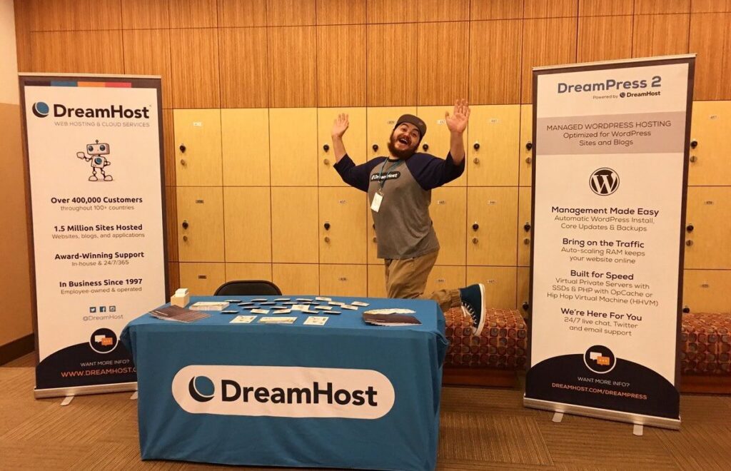 DreamHost booth